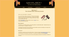 Desktop Screenshot of maxilock.com.au