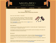 Tablet Screenshot of maxilock.com.au